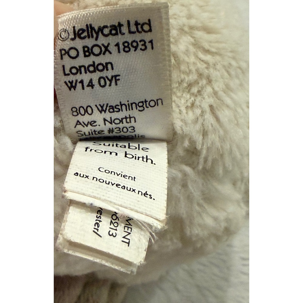 Jellycat Bashful Snowy Owl Retired Cream White Plush Stuffed Animal 9 Inch - Picture 6 of 9